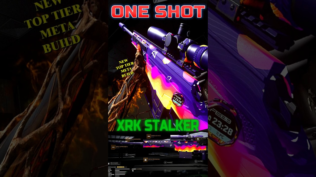 This *XRK STALKER* Build is 1 SHOT 💥 | Best Class Setup | META | MW3 | COD WARZONE #shorts #viral