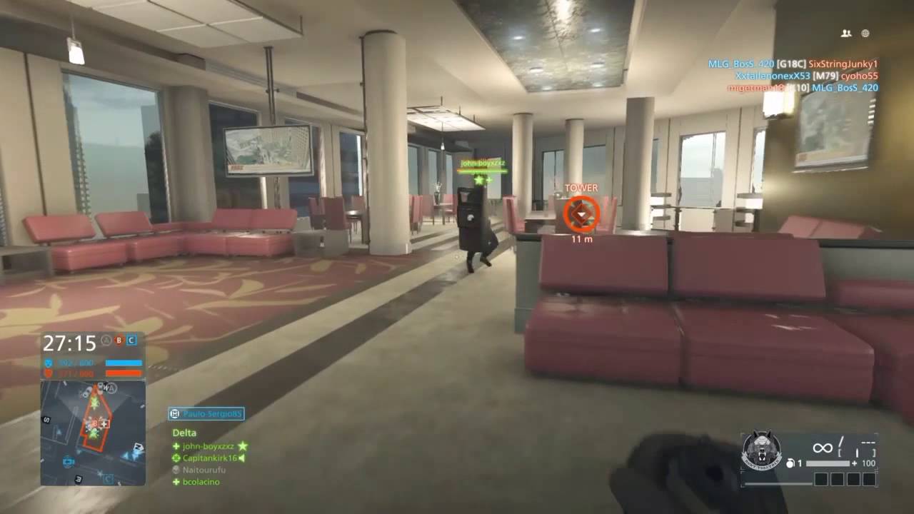 Battelfield hardline knife montage