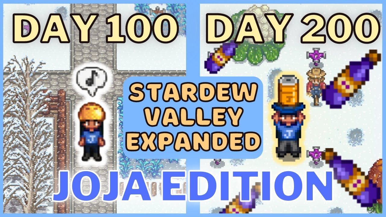 Я играл 200 дней в Stardew Valley Expanded: JOJA EDITION