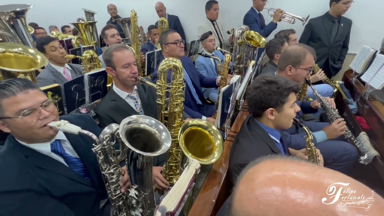 394 Nas moradas do Senhor! 74 Saxofones GRAVES em Americana SP 14/10/2023