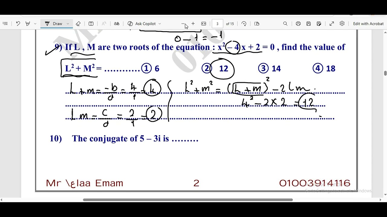 final revision sec 1 part 2 1st term