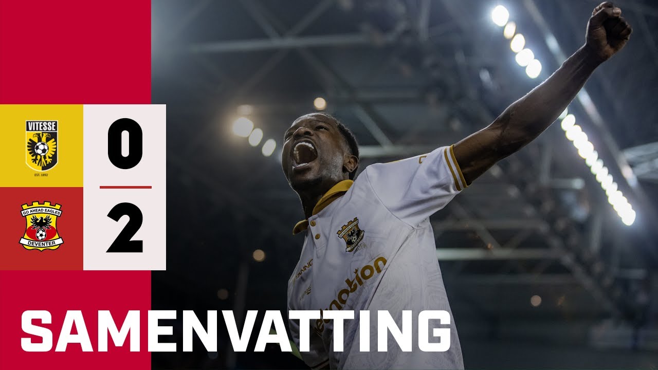 👊 Vol uitvak ziet Eagles driepunter pakken in Arnhem | Samenvatting Vitesse - Go Ahead Eagles