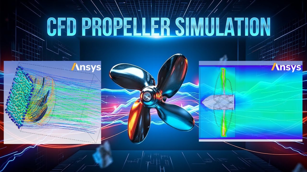 CFD of Marine Propeller on Ansys Fluent. #cfd #propeller #analysis