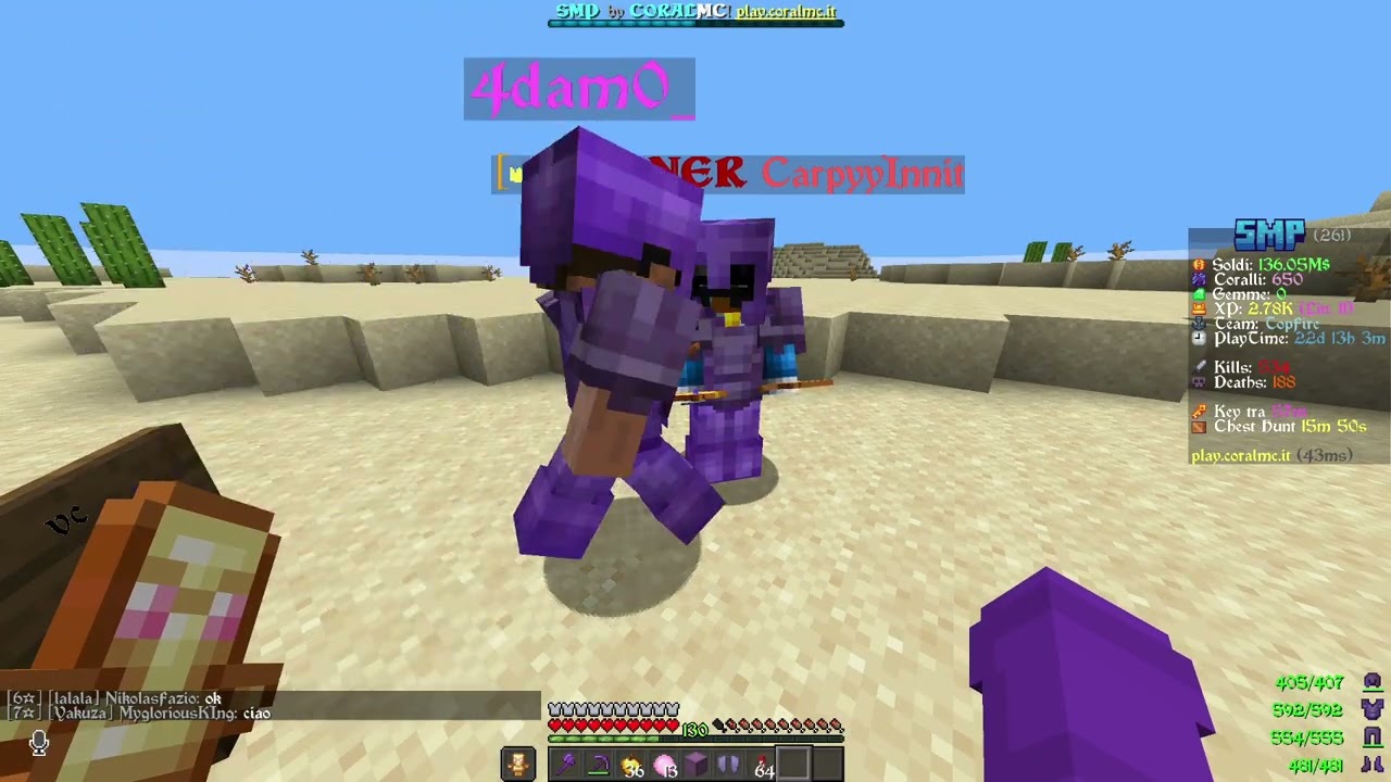 Ho buildato lo spawn di CoralSMP in meno di una settimana con 4dam0_