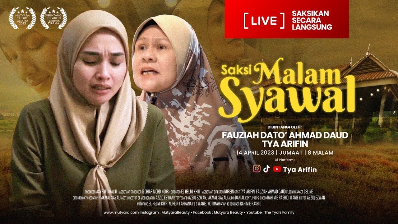 IKLAN RAYA 2023 | SAKSI MALAM SYAWAL - LAKONAN TYA ARIFIN & OGY AHMAD DAUD