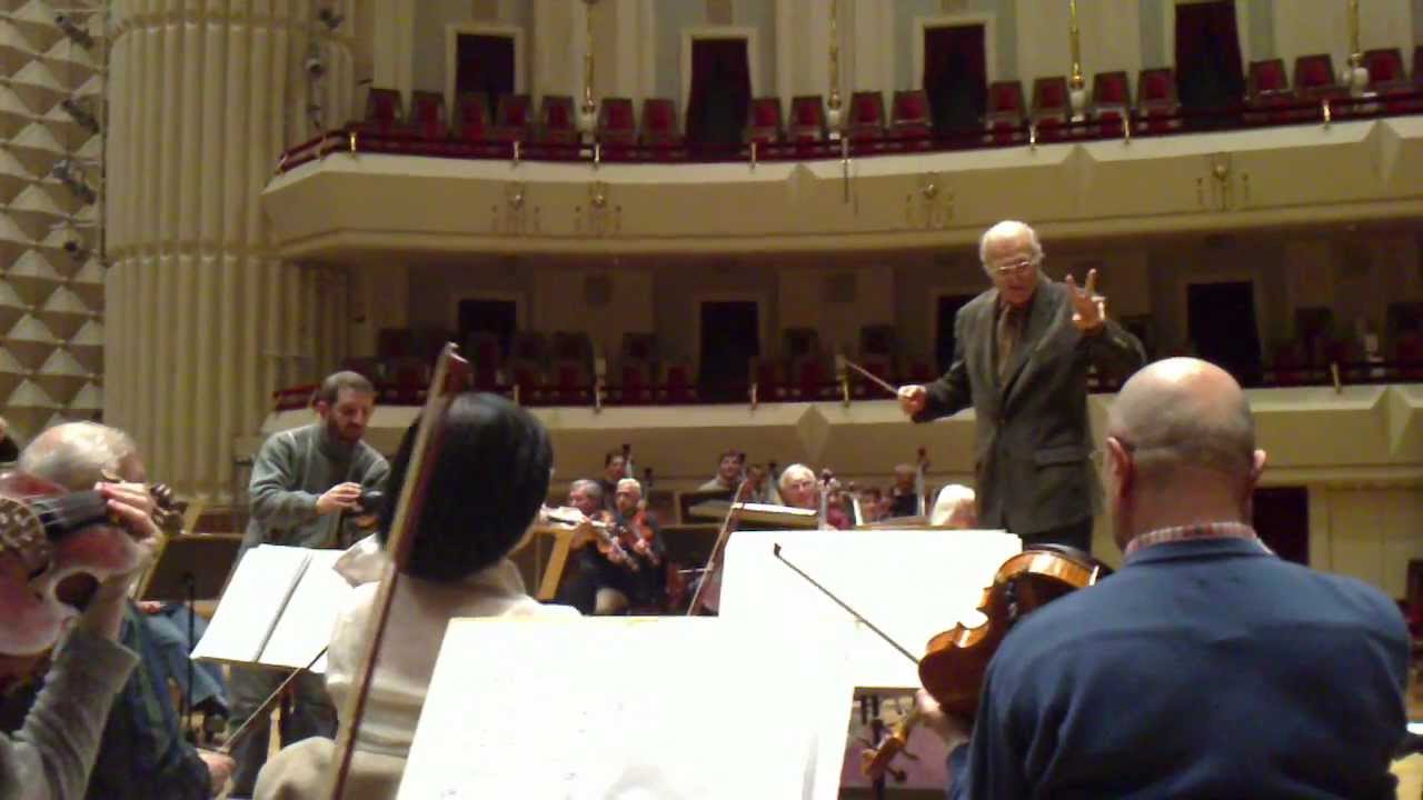Kakhi Kavsadze conducts orchestra კახი კავსაძე დირიჟორობს
