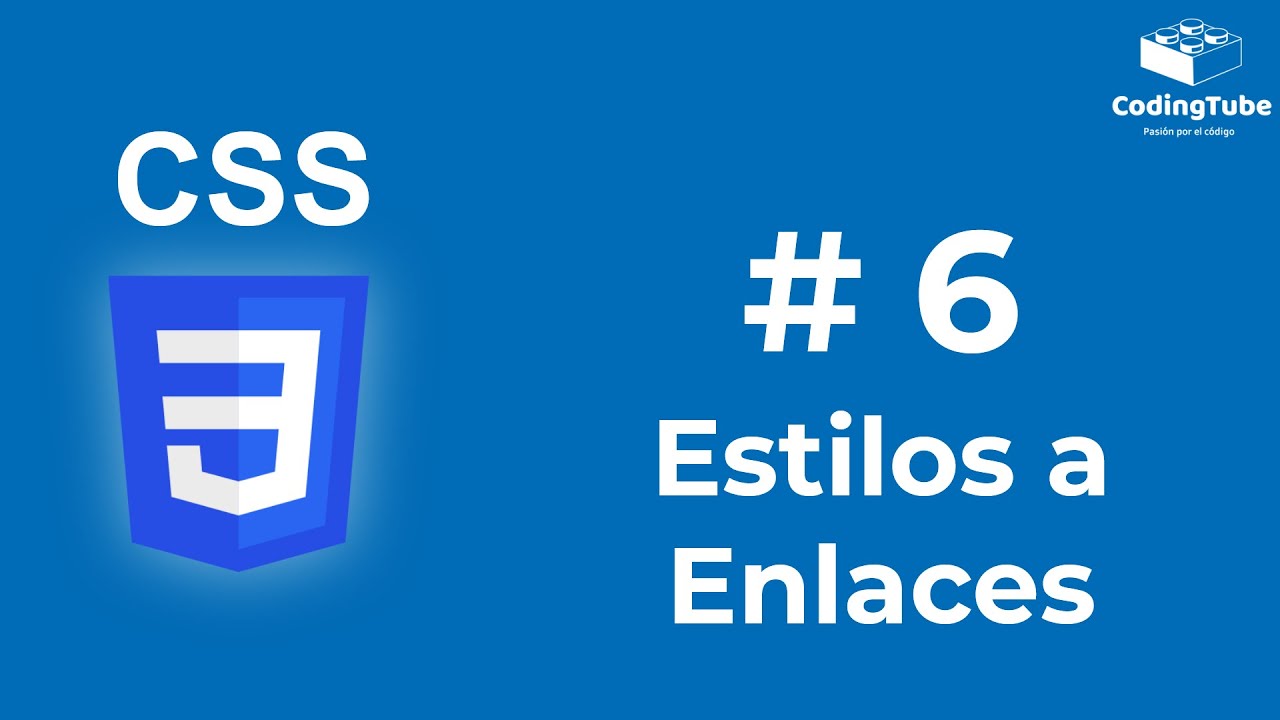 ▶️ #06 COMO dar ESTILOS a los ENLACES 💻 Curso CSS