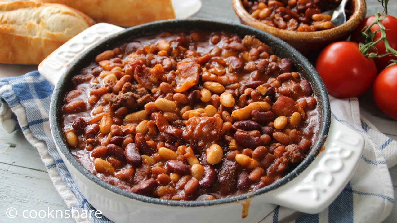 THREE - BEAN BAKED BEANS - The Best Baked Beans Ever