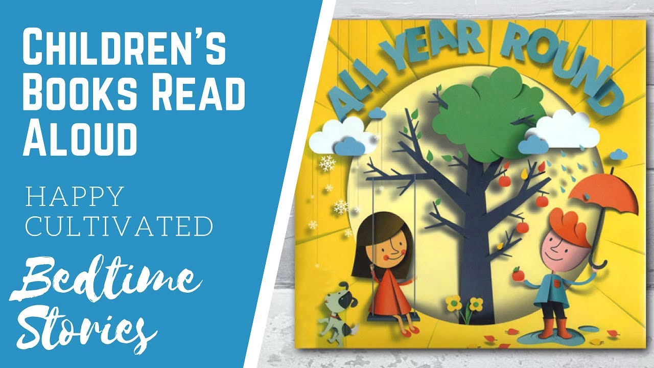 ALL YEAR ROUND Book | New Years Books for Kids | Children's Book about Months | Book about Shapes