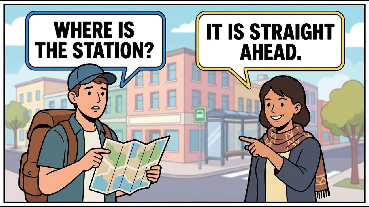 Real-Life English Drill: Asking for Directions & Navigation