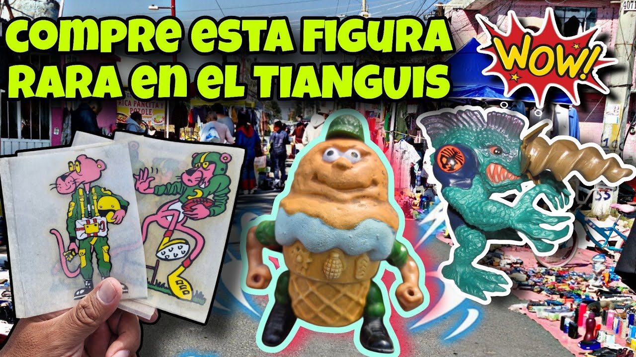 Chachareando en el Tianguis /parches pantera rosa / mega tiburón  #juguetesantiguos #swapmee