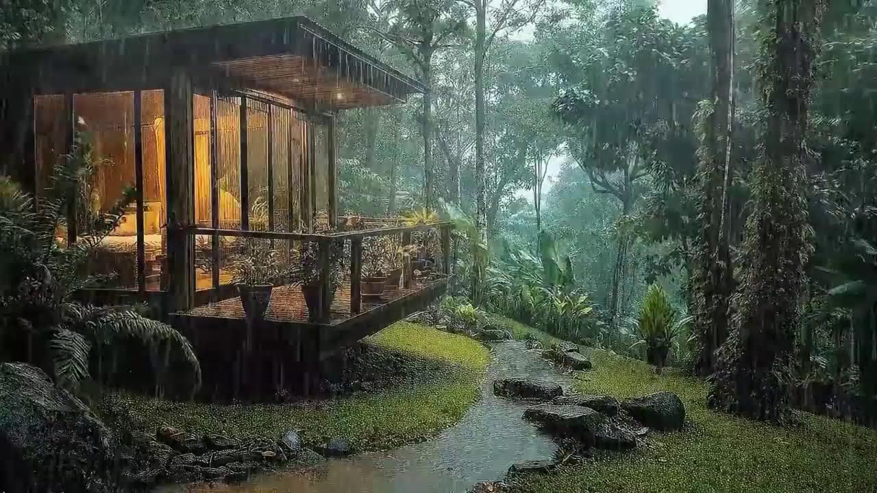Rain Sounds for Deep Sleep in Just 3 Minutes | Peaceful Night Sleep Background