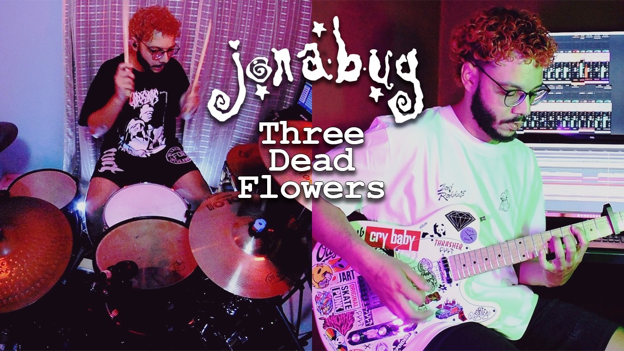 jonabug - Three Dead Flowers (Drum / Guitar Cover)