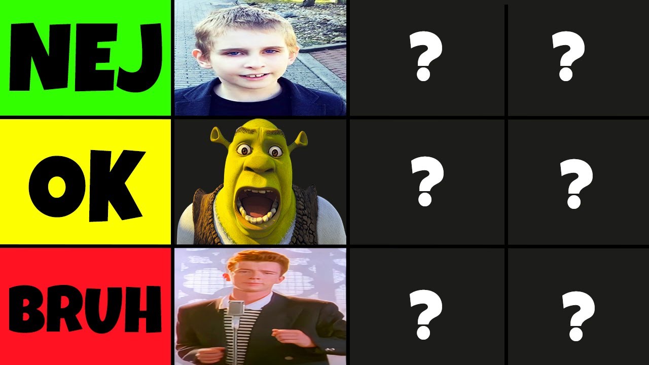 MEME SONGY TIER LIST