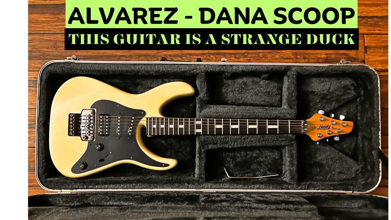Alvarez Dana Scoop Electric Guitar - This Thing Is A Strange Duck, But  Pretty  Cool!