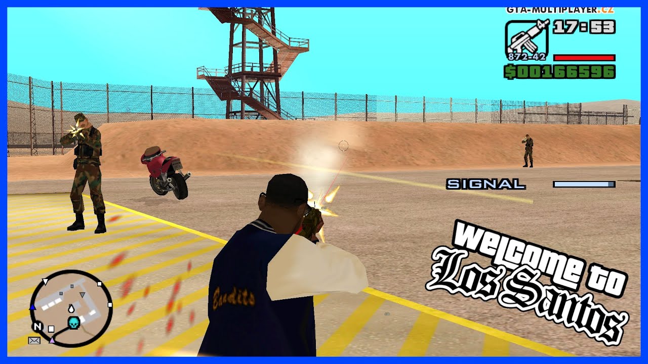 DOSTAL JSEM ZA ÚKOL UKRÁST TANK Z VOJENSKÉ ZÁKLADNY! (GTA San Andreas Multiplayer #104)