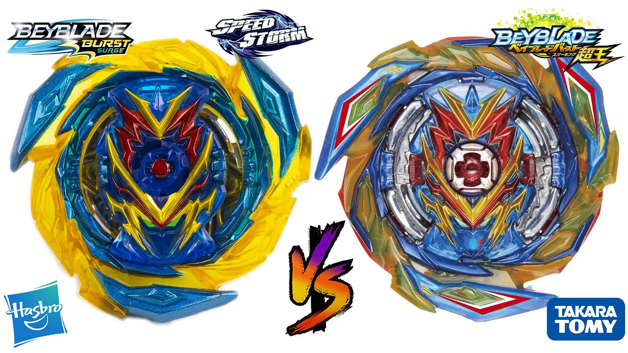 BRANDS BATTLE Brave Valtryek V6 VS Brave Valkyrie Speedstorm Takara Tomy VS Hasbro Sparking VS Surge