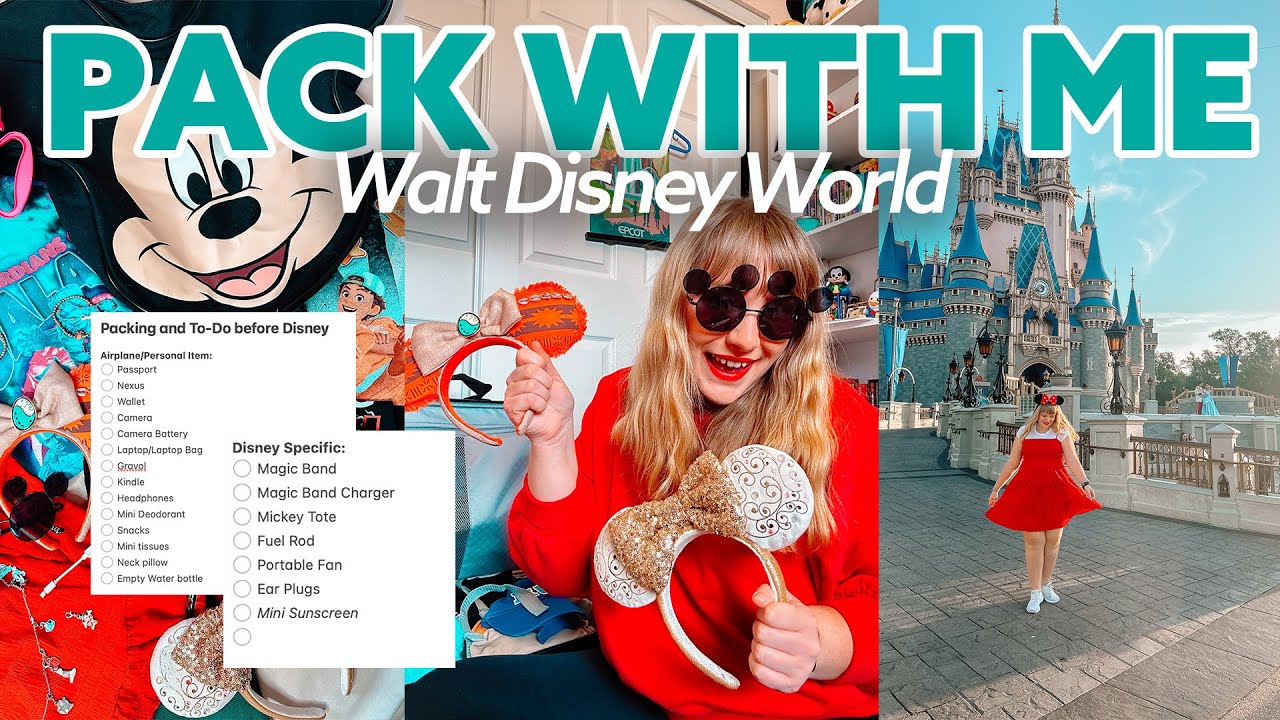 PACK WITH ME FOR DISNEY WORLD | Summer Disney Trip - Packing List Disney Outfit Ideas & Haul