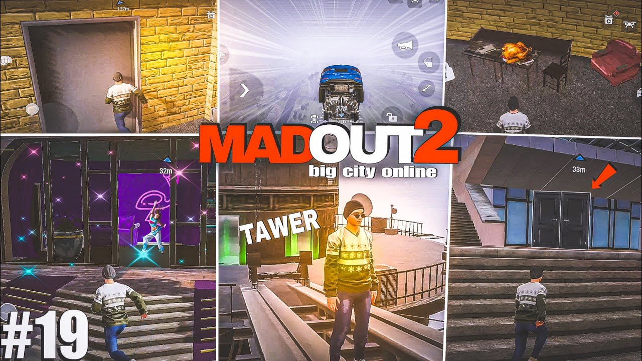 How to go in battle arena❓ | I jump the car from TV Tower 😱 | madout 2 | part- 19 | #lekhrajplayzz