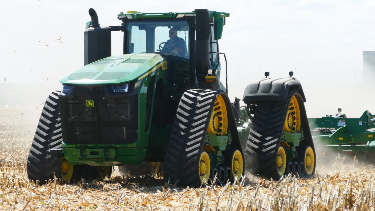JOHN DEERE 9RX 830 Tilling At The Farm Progress Show 2025
