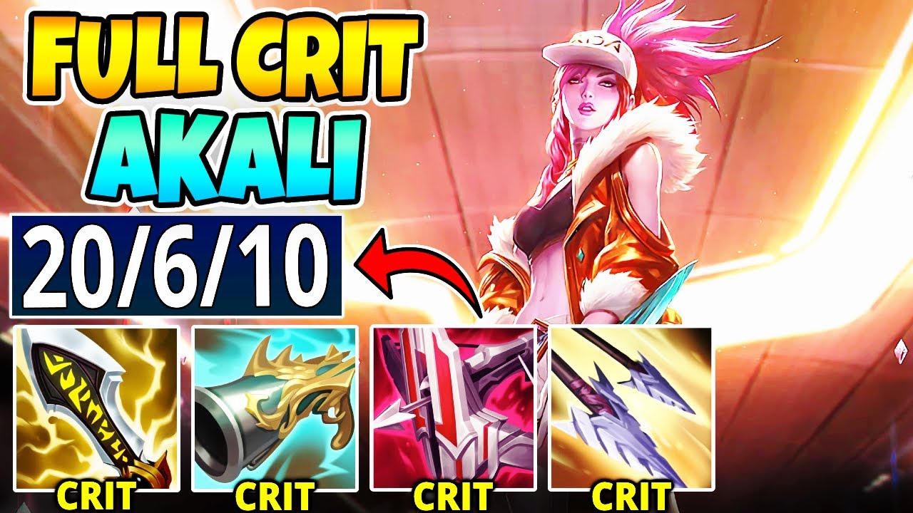 FULL CRIT AKALI (INSTANT EXECUTE) - League of Legends