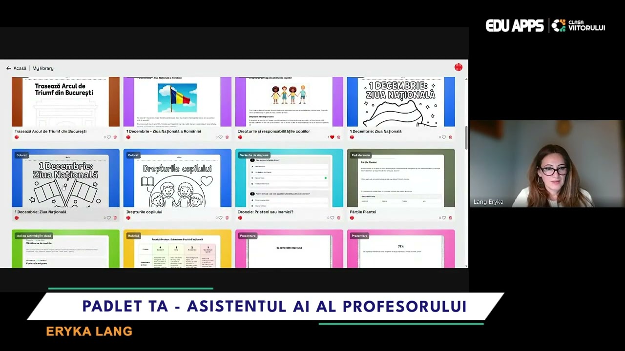 Resurse educaționale gata de folosit cu Padlet TA pentru profesori: fișe, evaluări, exerciții