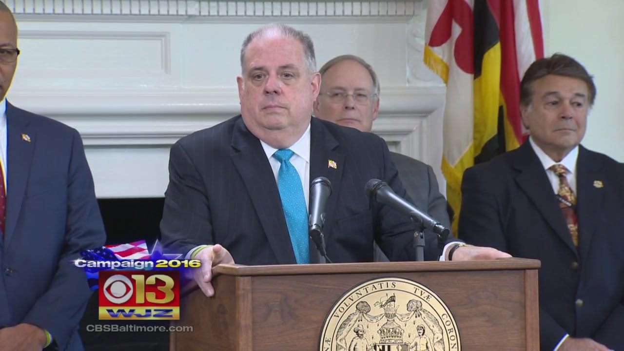Gov. Larry Hogan Says He Will Not Vote For Trump
