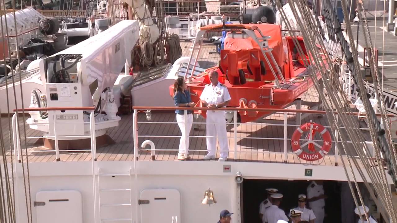 Entrevista al Comandante Gianfranco Polar sobre la visita del BAP Unión a San Juan Puerto Rico