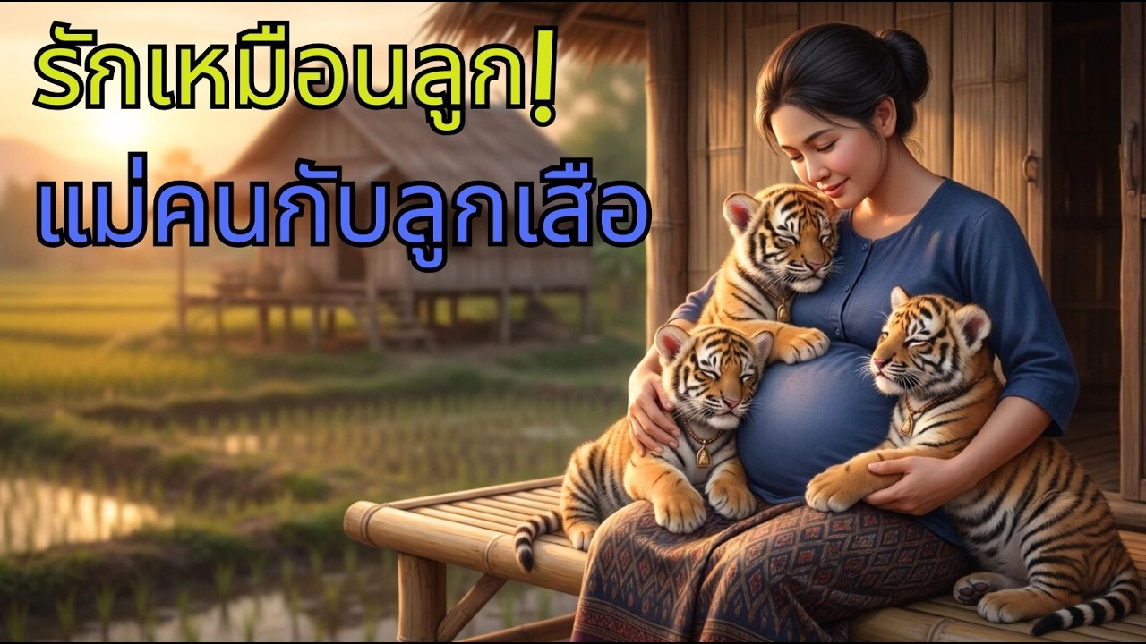 หญิงท้องแก่เลี้ยงลูกเสือเหมือนลูกในไส้| นิทาน, นิทานพื้นบ้าน, ตำนาน, เรื่องเล่า, เรื่องราวเก่าๆ I