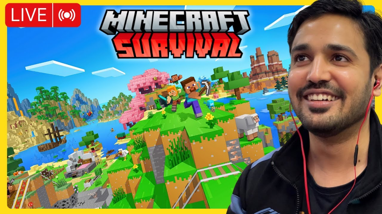 Minecraft Survival Game Streaming 🤯 #shorts #minecraft #livestream