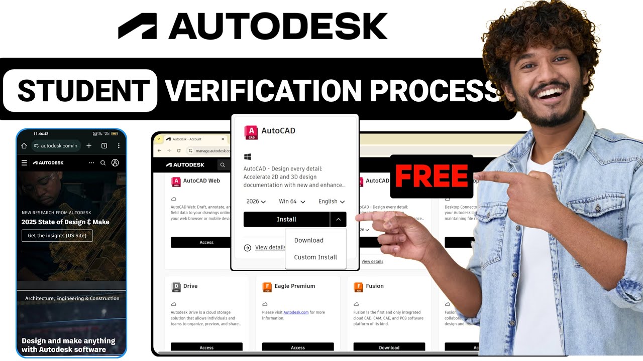 How to use AutoDesk All Software For Free 2025 | AutoDesk Student License Process