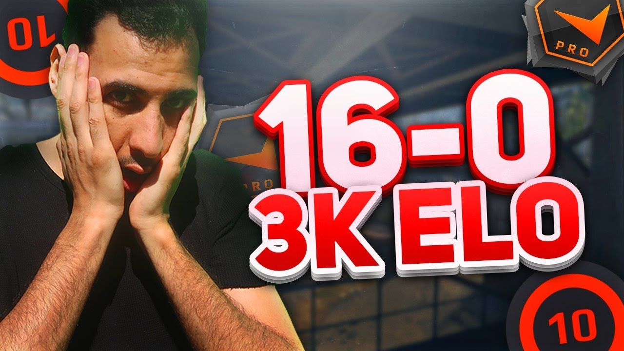 DINGUERIE ROAD TO  FPL 16-0 +3000 ELO FACEIT