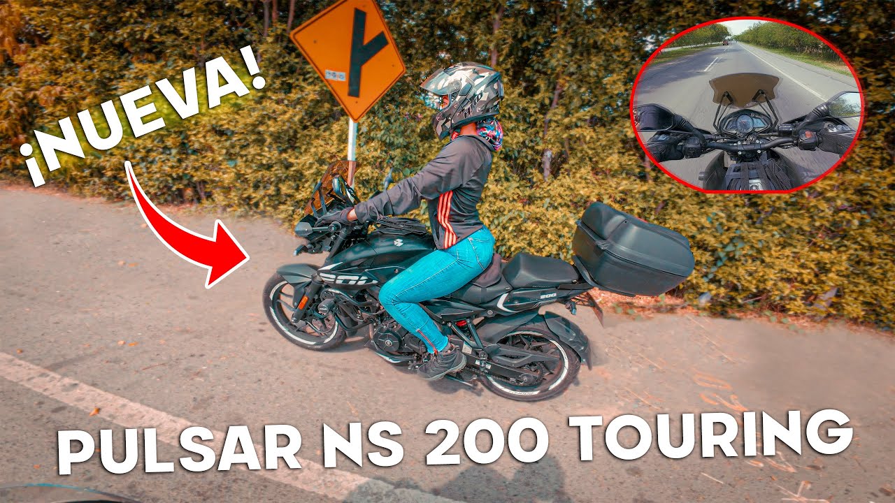 Mi Nueva PULSAR NS 200 FI TOURING 🏍 Los Mejores Accesorios Para Viajar 🤯
