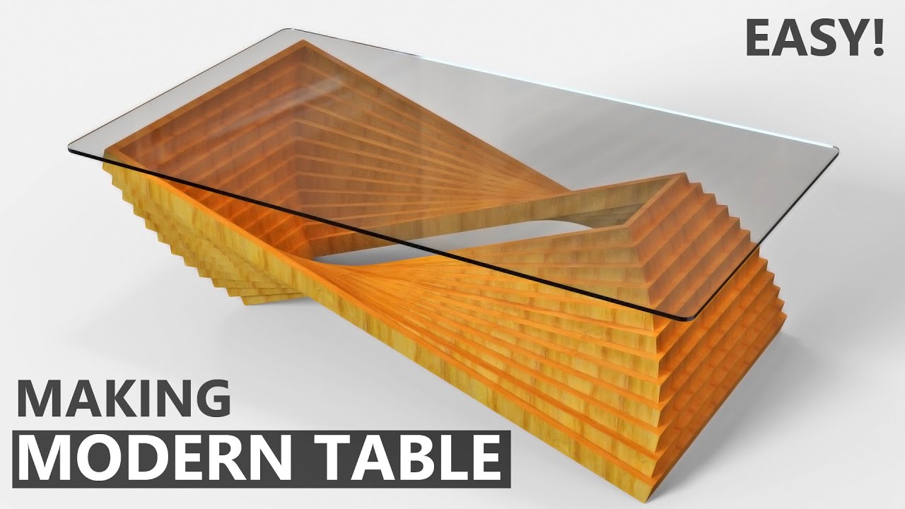 Creating Beautiful Modern Table - 3ds Max Simple Tutorial