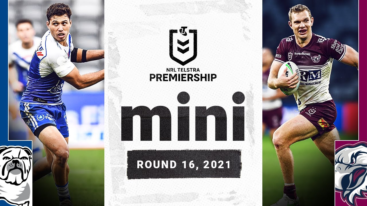 A Turbo, a Saab and plenty of meat pies | Bulldogs v Sea Eagles Match Mini | Round 16, 2021 | NRL