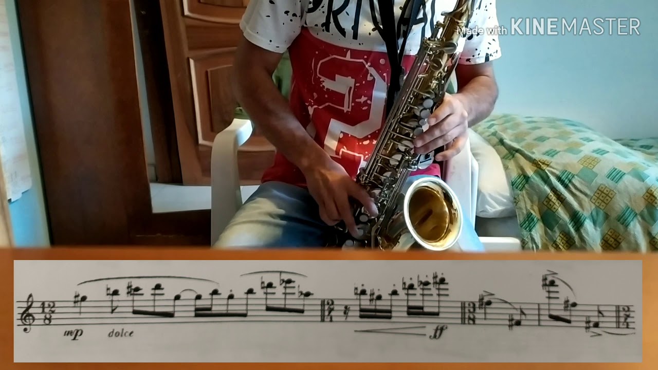 Gilles SENON (16 ÉTUDES rythmo-techniques) pour saxophone es. N. 6