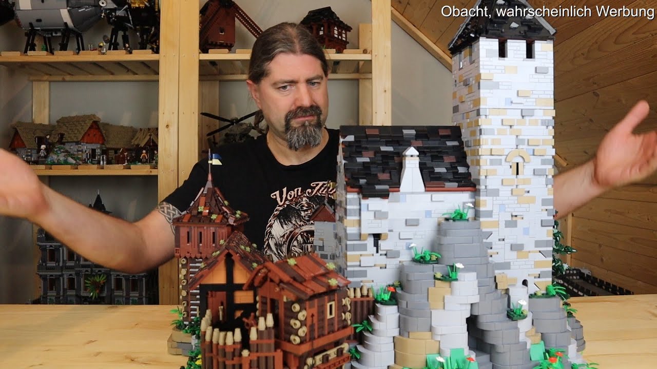 BlueBrixx 104185 - Burg Blaustein Vorburg Erweiterung - ein wahres Monstrum (Review)