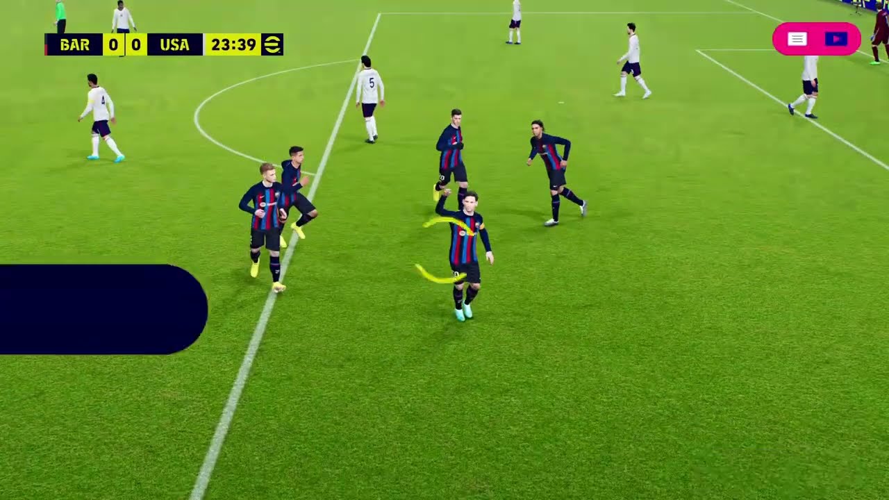 Messi magic | great team goal #e football 2023 #PS5