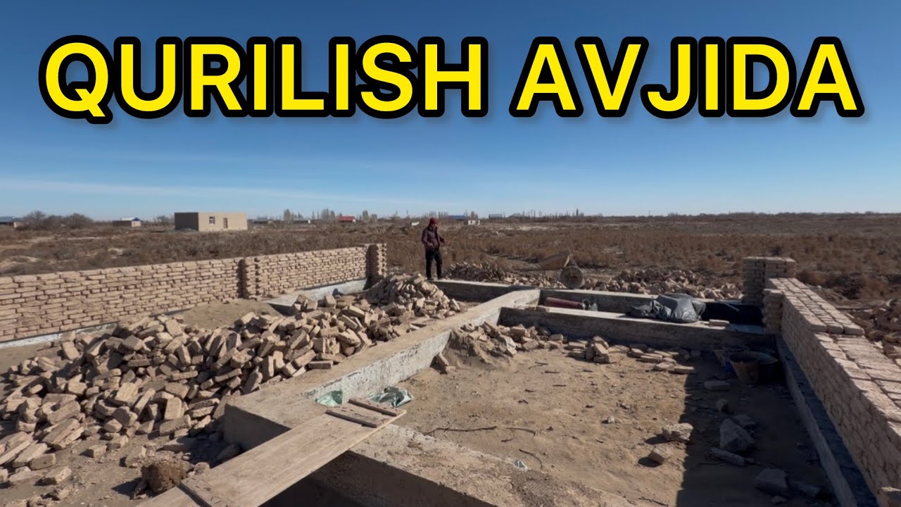 Qurilish avjida g’isht o’rish boshlandi 28-fevral, 2026