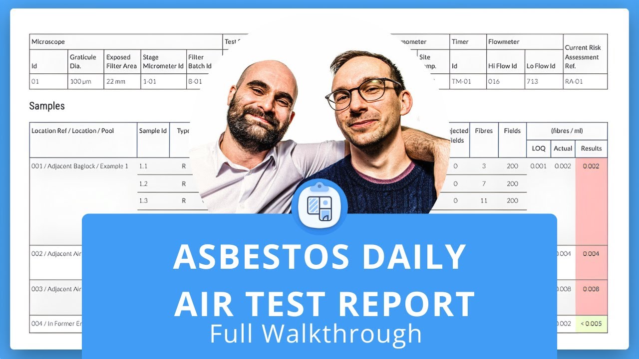 Asbestos: Daily Air Test Software | Full Walkthrough