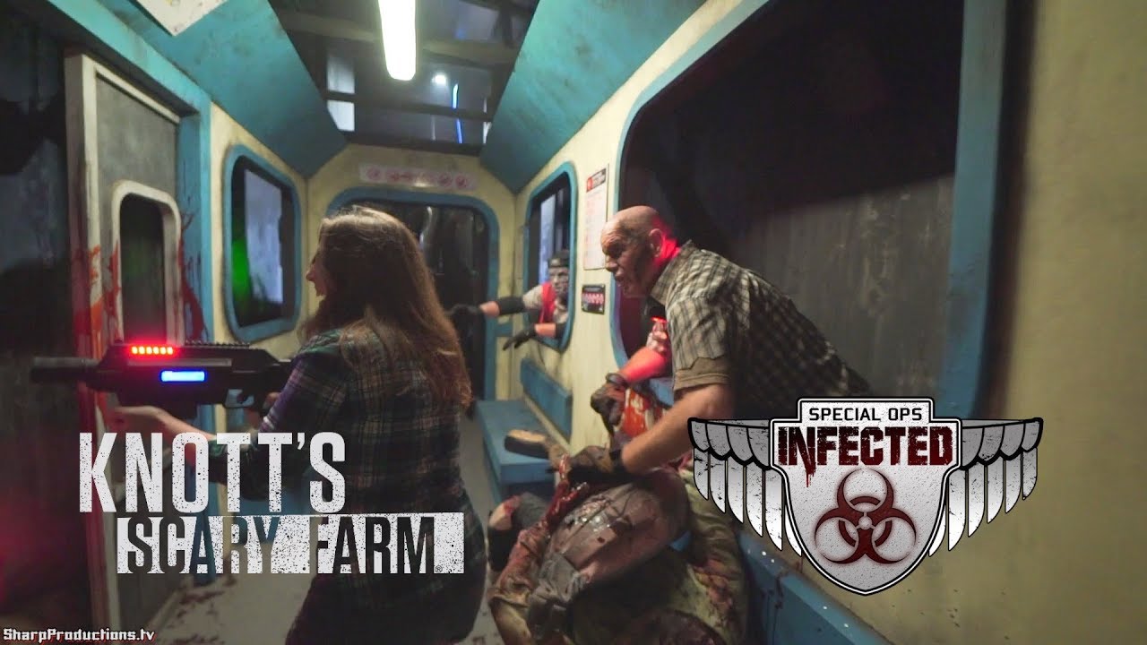 Special Ops: Infected laser tag maze at Knott's Scary Farm
