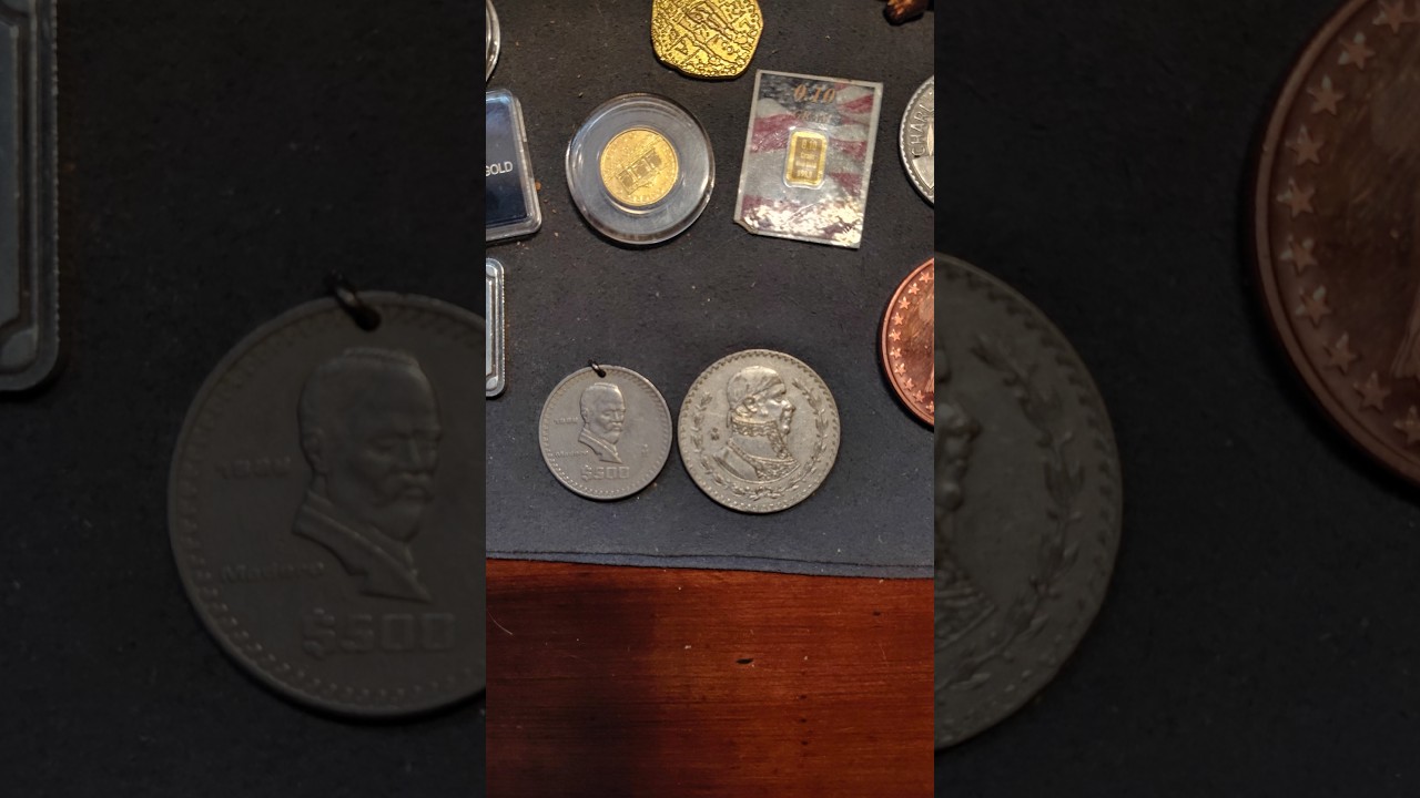 Полный обзор двух мексиканских монет, которые я получила в подарок в 2019 году.