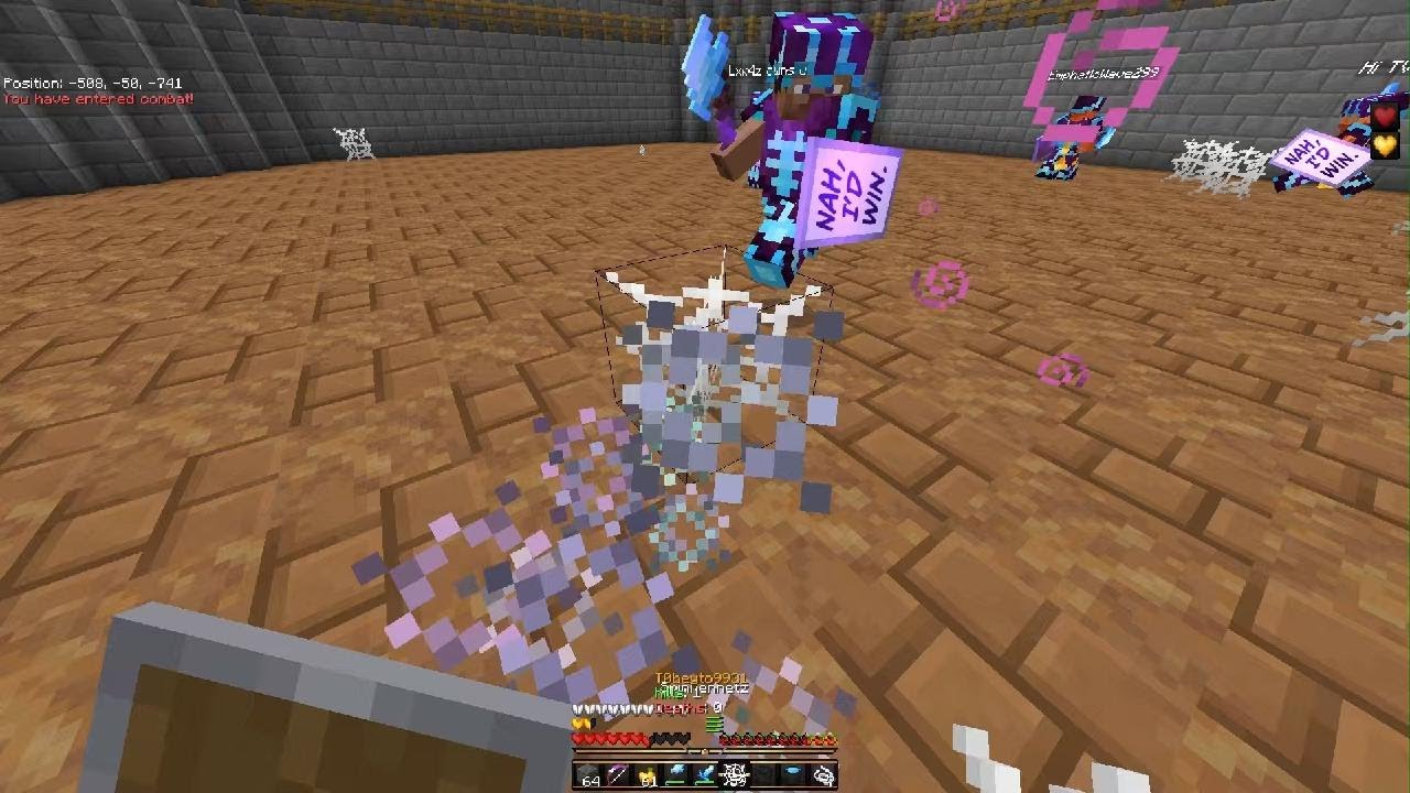 Minecraft pvp trening