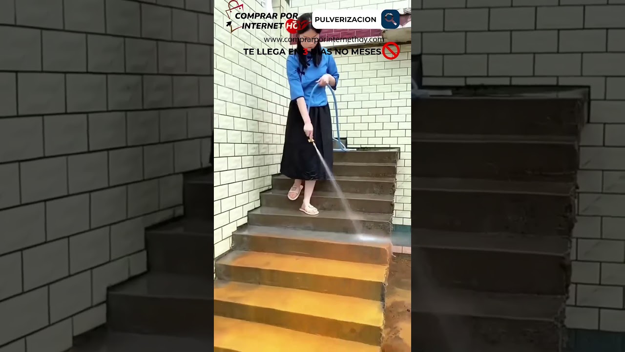 Boquilla de Pulverizacion Versatil para Mangueras Est&aacute;ndar  Riego y Limpieza