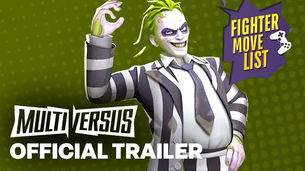 MultiVersus - Beetlejuice Fighter Move Set Overview Trailer