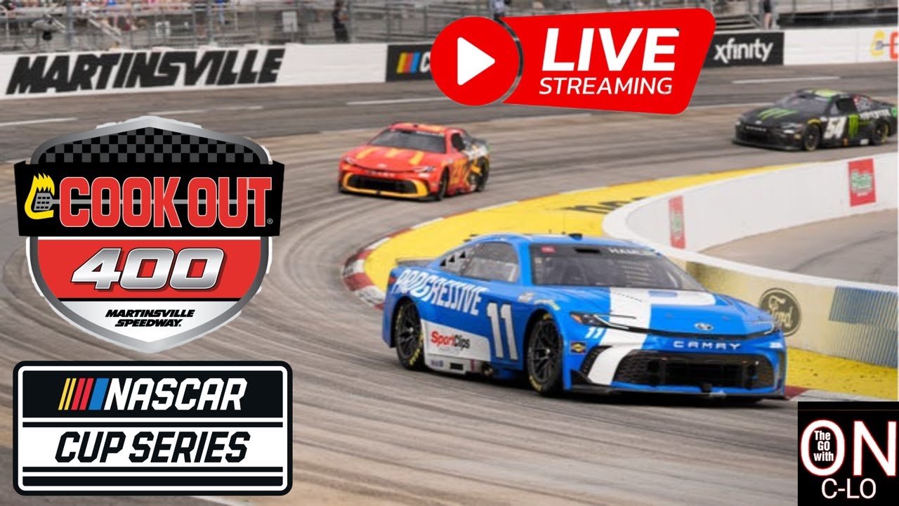🔴Cookout 400 at Martinsville Speedway  Live NASCAR Cup Series. Live Commentary & Reaction Livestream