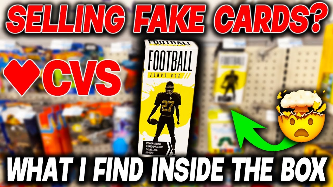FAKE TRADING CARDS | CVS TOY SECTION | UNBOXING