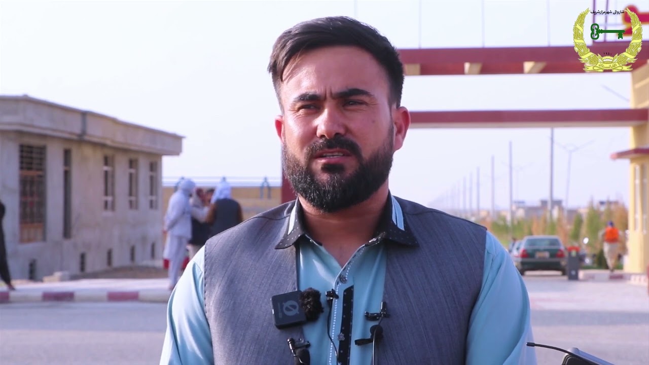 سنگ زیر بنای چهاراهی شهر نو از سوی شاروالی مزارشریف گذاشته شد.