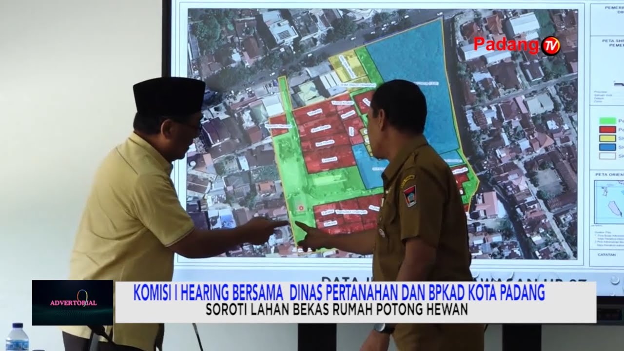 Komisi I Hearing Bersama Dinas Pertahanan & BPKAD Kota Padang Soroti Lahan Bekas Rumah Potong Hewan