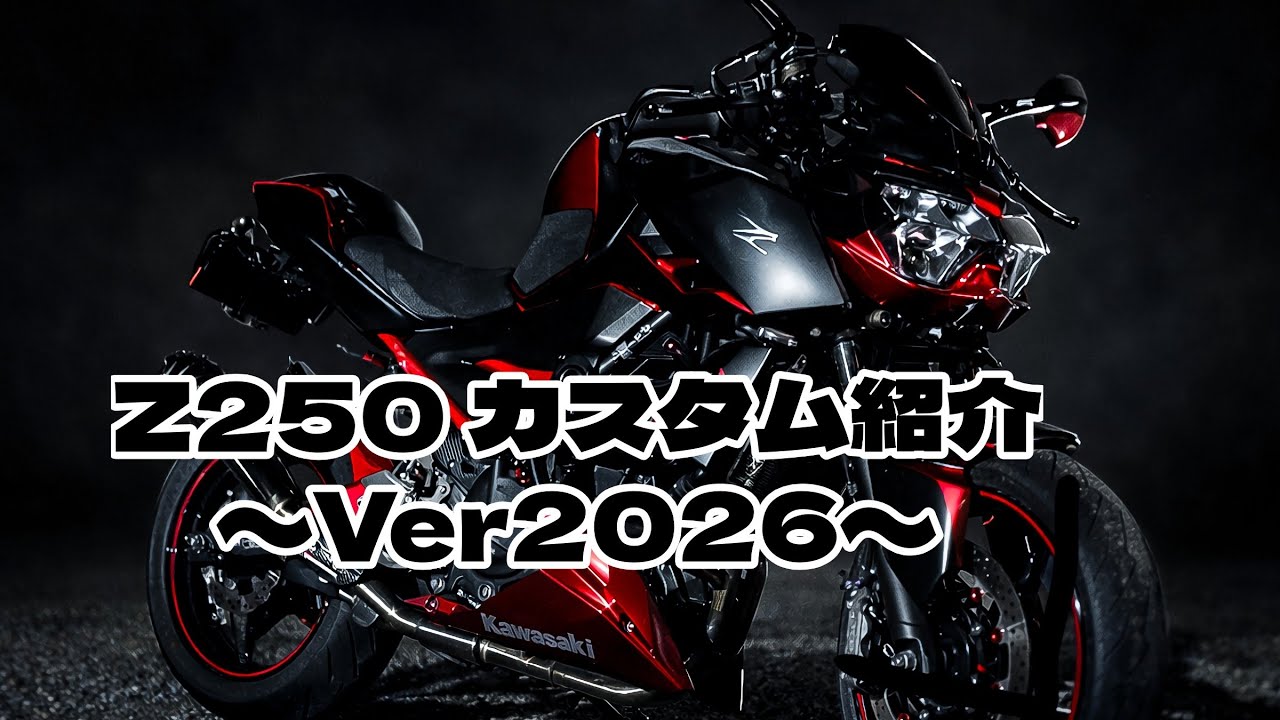 Z250カスタム紹介〜Ver2026〜